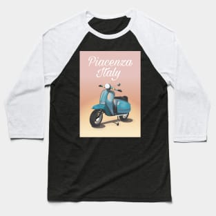 Piacenza italy scooter travel poster. Baseball T-Shirt